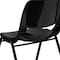 Flash Furniture Stack Chair, Frame, Black, 12" RUT-12-PDR-BLACK-GG - alternate 4